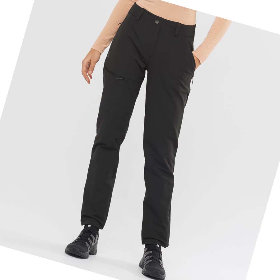 Pantalones Salomon OUTPEAK WARM Mujer Negros | MX 2393MQZ